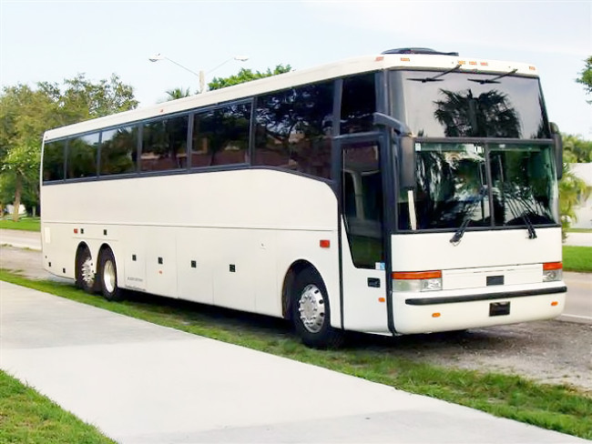 South Beach 55 Passenger Charter Bus 